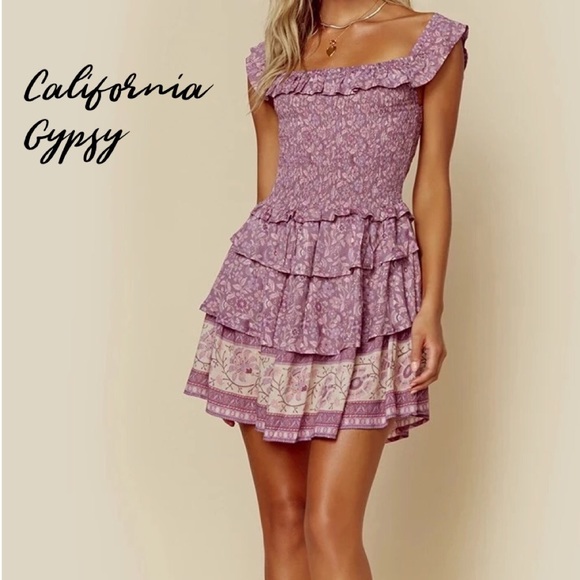 LAST ONE floral ruffle dress - Picture 8 of 14